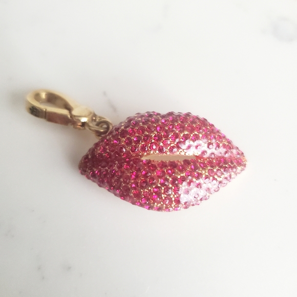 Juicy Couture Retired Pave Lip Charm